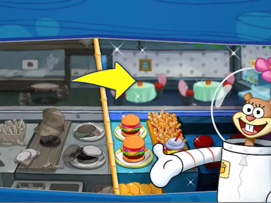 Sponge Bob Get Cooking android App screenshot 1